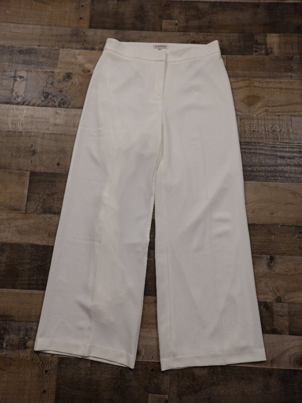 Nanette Lepore Wide Leg Dress Pants Women's Size 10 White Lined Career‎
